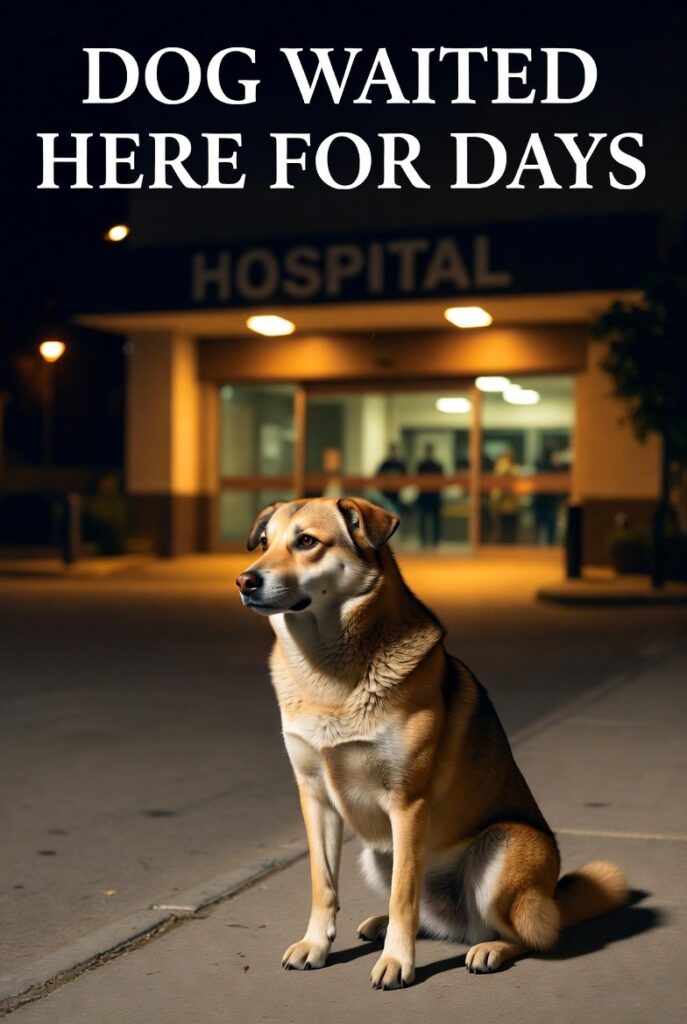 Loyal Dog Waits Outside Hospital for Days Hoping to See His Owner Again ...