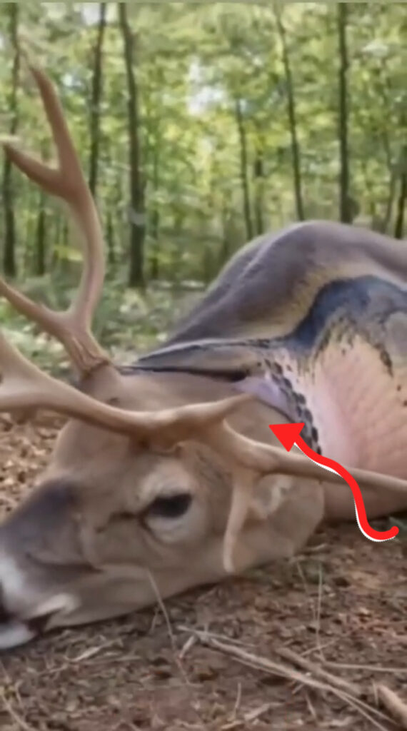 Massive Python Attacks Deer in the Forest - The Glory