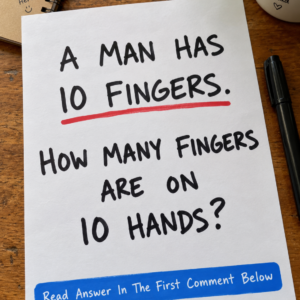 How many fingers are on 10 hands puzzle