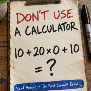 10 + 20 × 0 + 10 math puzzle