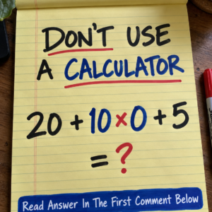 20 plus 10 times 0 plus 5 math puzzle