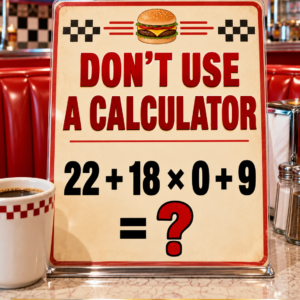 22 + 18 × 0 + 9 Math Puzzle