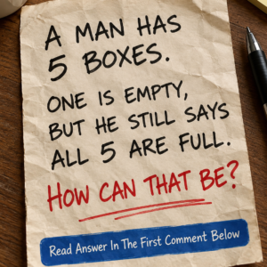 Five boxes riddle