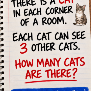 Cats in Each Corner Riddle
