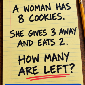 Eight Cookies Riddle