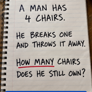 Four Chairs Riddle