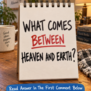 What comes between heaven and earth riddle