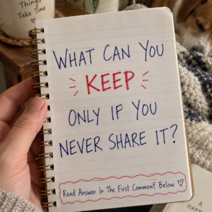 What can you keep only if you never share it riddle