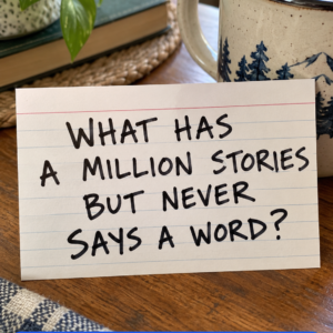 Million Stories Never Says a Word Riddle
