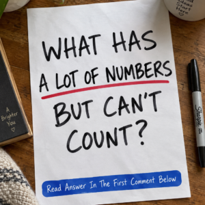 What has a lot of numbers but cannot count riddle