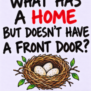 What Has a Home but Does Not Have a Front Door Riddle