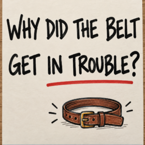 Belt got in trouble funny riddle