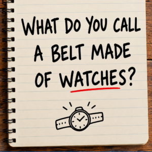 Belt of watches riddle