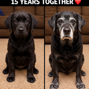 Black Labrador 15 Years Together Story