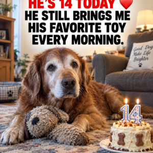 Buddy senior dog birthday story