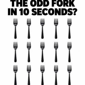 Odd fork visual puzzle