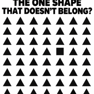 Odd shape visual puzzle