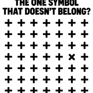 Odd symbol visual puzzle