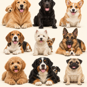 Count the hidden dogs puzzle