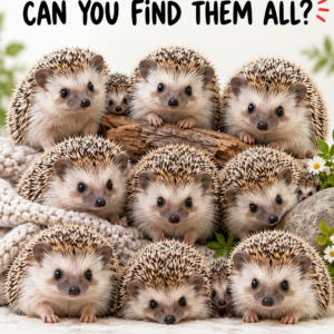 Find Twelve Baby Hedgehogs