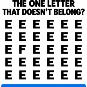 Find the One Letter That Does Not Belong Puzzle