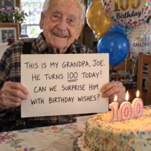 Grandpa Joe 100th birthday story