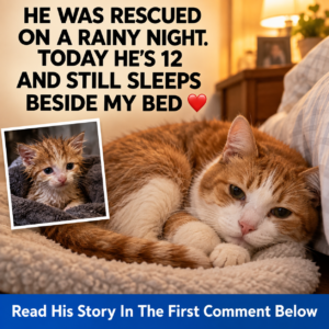 Senior rescue cat story
