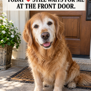 Rosie the golden retriever turns 15